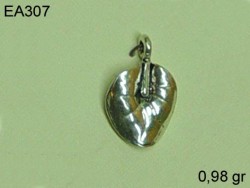 Gümüş Küpe Malzemesi - EA307 - Nusret