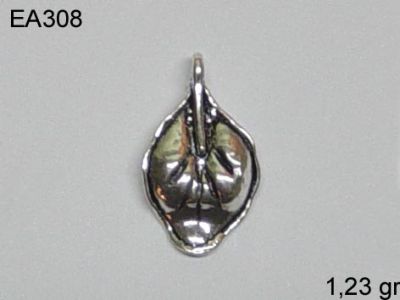 Gümüş Küpe Malzemesi - EA308 - 1