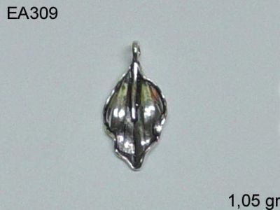 Gümüş Küpe Malzemesi - EA309 - 1