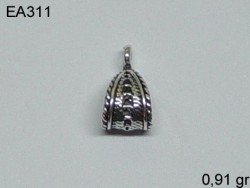 Nusret - Gümüş Küpe Malzemesi - EA311