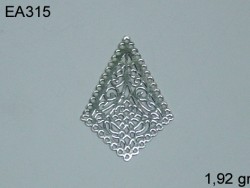 Gümüş Küpe Malzemesi - EA315 - Nusret