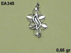 Gümüş Küpe Malzemesi - EA345 - Nusret