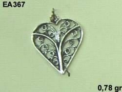 Gümüş Küpe Malzemesi - EA367 - Nusret