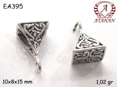 Gümüş Küpe Malzemesi - EA395 - 1