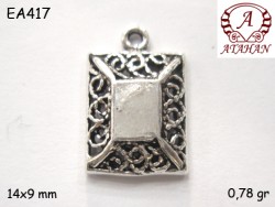 Gümüş Küpe Malzemesi - EA417 - Nusret