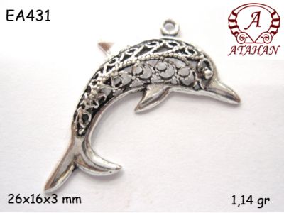 Gümüş Küpe Malzemesi - EA431 - 2