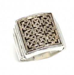 Constantinapol Design Square Authentic Ring - 5