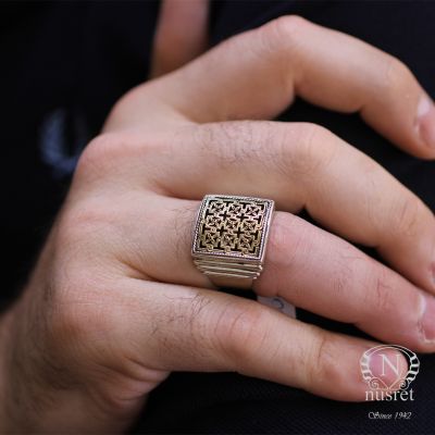 Constantinapol Design Square Authentic Ring - 4