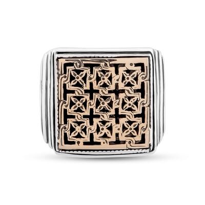 Constantinapol Design Square Authentic Ring - 3