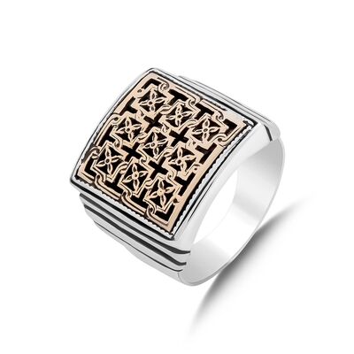 Constantinapol Design Square Authentic Ring - 2