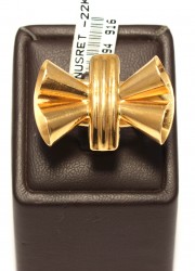 22 Ayar Altın Kurdela Model Yüzük - 3