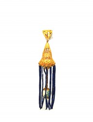 lapis tassel pendant - Nusrettaki