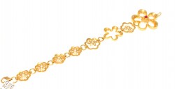 22 Ayar Altın Papatya Model Zincir Bileklik - Nusrettaki (1)
