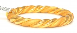 Ram Design Twisted Wire Bracelet - 22K - 4