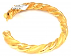 Ram Design Twisted Wire Bracelet - 22K - 5