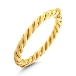 Ram Design Twisted Wire Bracelet - 22K - 2