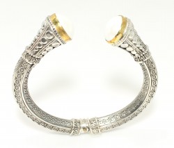 Silver Ancient Byzantine Model Bangle - 3