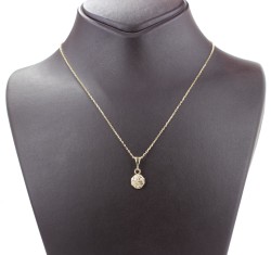 Sterling Silver Constantine Jr. Medallion Necklace, Gold Vermeil - 7