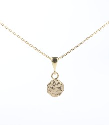 Sterling Silver Constantine Jr. Medallion Necklace, Gold Vermeil - 3