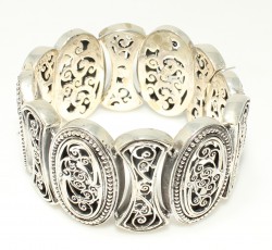 Sterling Silver Constantinople Design Byzantium Bracelet - 3