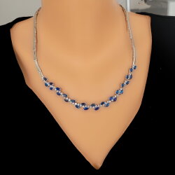 925 Sterling Silver Tennis Bracelet with Cz - Nusrettaki