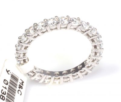 Tam Tur Yüzük H Rengi 3,30 ct - 4