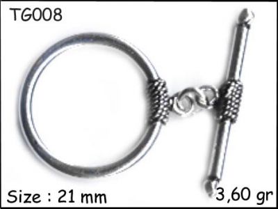 Gümüş Çubuklu Kilit - TG008 - 1