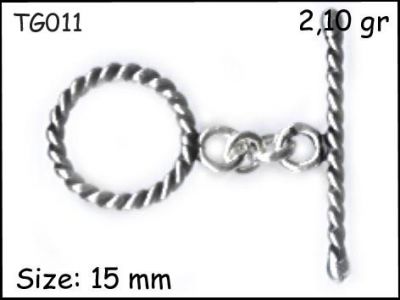 Gümüş Çubuklu Kilit - TG011 - 1