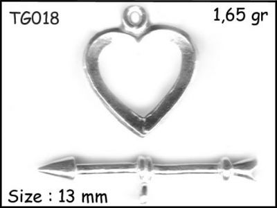 Gümüş Çubuklu Kilit - TG018 - 1