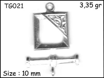 Gümüş Çubuklu Kilit - TG021 - 1