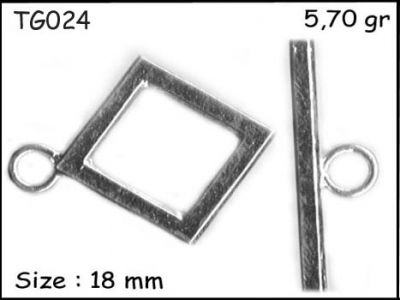 Gümüş Çubuklu Kilit - TG024 - 1