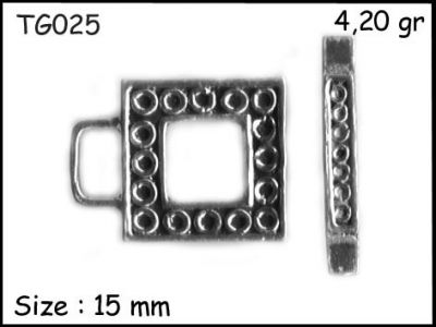 Gümüş Çubuklu Kilit - TG025 - 1