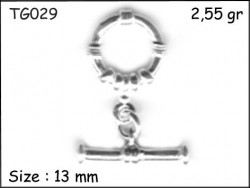 Gümüş Çubuklu Kilit - TG029 - Nusret