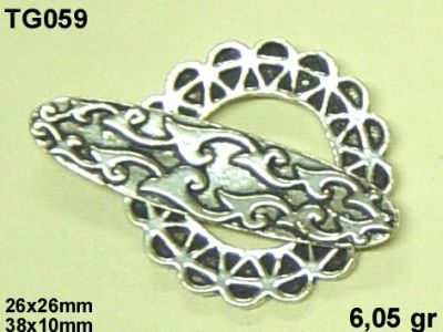 Gümüş Çubuklu Kilit - TG059 - 1