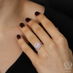 Trend 1,75 ct Emerald Cut Pırlanta Yüzük - 1