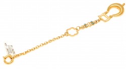 22 Ayar Altın Minik Göz Boncuklu Zincir Bileklik - 3